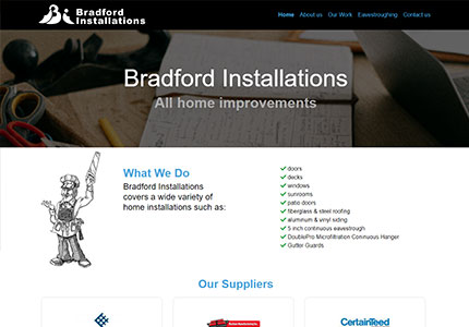 Bradford Installations - All home improvements in Grey-Bruce Ontario